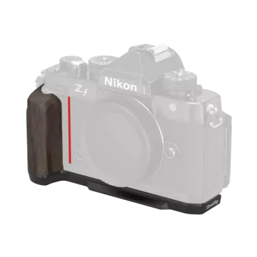 SmallRig 4801 L-Shape Mount Plate with Wooden Handle for Nikon Z f